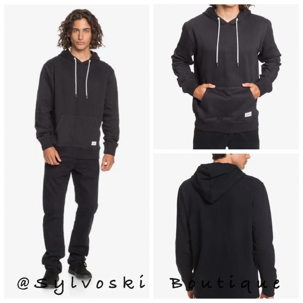 🔥Quiksilver Essentials Hoodie NWT - Picture 1 of 6